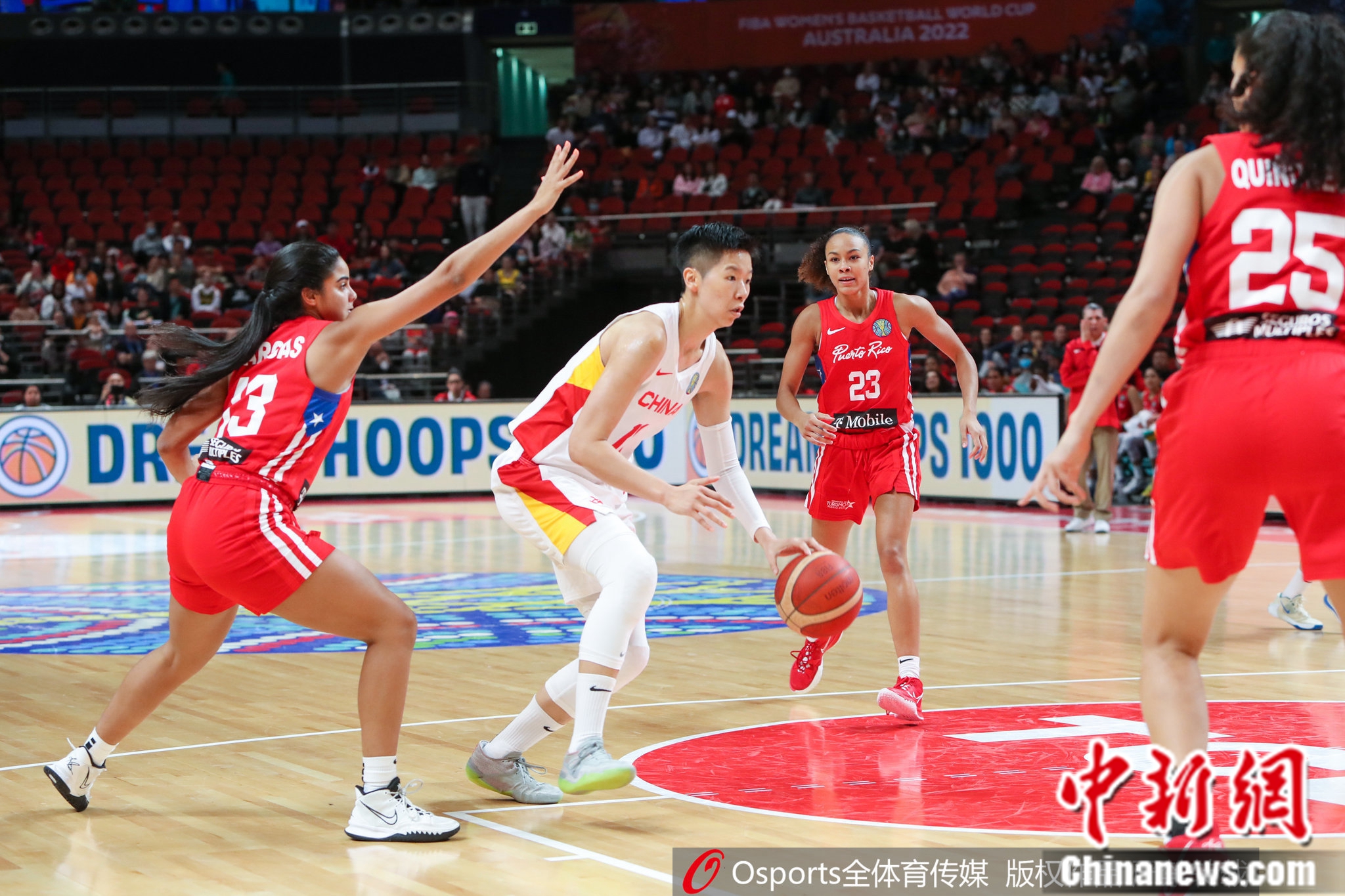 再创大胜！中国女篮95-60击败波多黎各，三胜一负