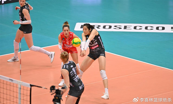 朱婷欧冠意甲双线爆发 45分统治赛场展现顶级球