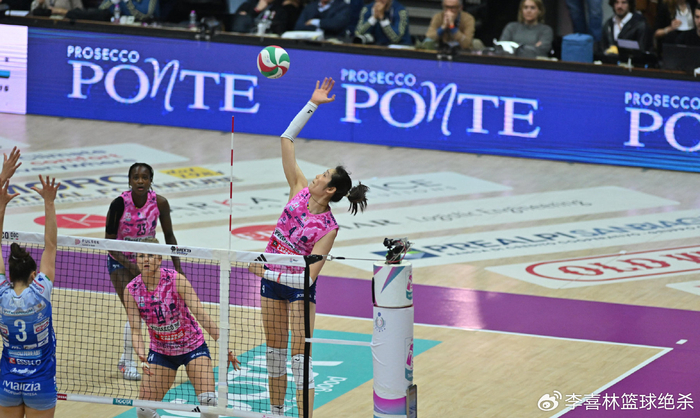 朱婷欧冠意甲双线爆发 45分统治赛场展现顶级球