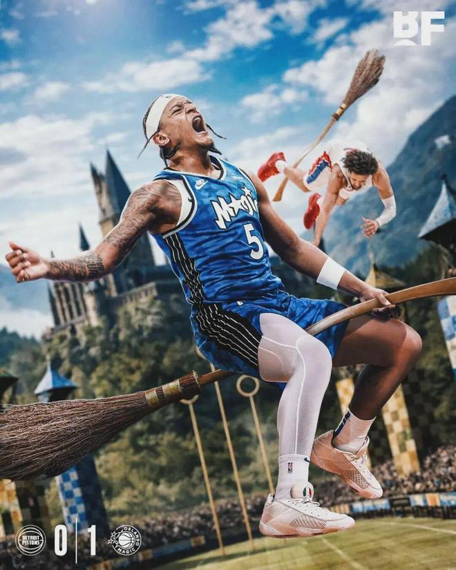 文班亚马35分创马刺季后赛首秀纪录 魔术爆冷掀